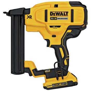 STAPLERS | Factory Reconditioned Dewalt 20V MAX Cordless Lithium-Ion 18 Gauge Narrow Crown Stapler Kit - DCN681D1R