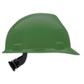 Hard Hats | MSA 475362 V-Gard Slotted Cap with Fas-Trac III Suspension - Green image number 3