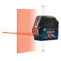 Rotary Lasers | Bosch GCL2-160 165 ft. Self-Leveling Cross-Line Laser with Plumb Points image number 6
