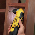 Dewalt DCD740C1 20V MAX Lithium-Ion Compact 3/8 in. Cordless Right Angle Drill Kit (1.5 Ah) image number 10