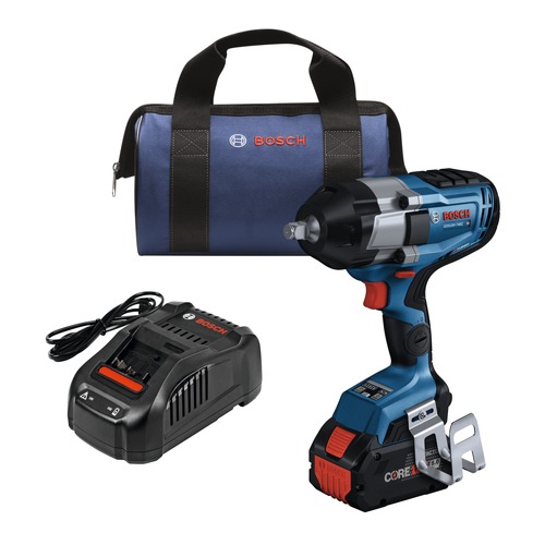  | Factory Reconditioned Bosch GDS18V-740CB14-RT 18V PROFACTOR Brushless Lithium-Ion 1/2 in. Cordless Connected-Ready Impact Wrench Kit with Friction Ring (8 Ah) image number 0