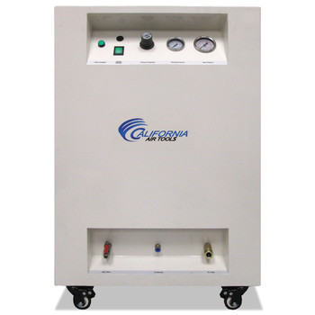 California Air Tools 2.0 HP 10 Gallon Ultra Quiet and Oil-Free Air Compressor in Sound Proof Cabinet with Automatic Drain Valve - CAT-10020SPCAD
