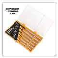 Screwdrivers | Great Neck GP6C 6-Piece Phillips/Slotted Polished Steel Handles Assorted Lengths Precision Screwdriver Set image number 5