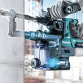 Clearance Center | Makita GRH01ZW 40V max XGT AWS Capable Brushless Lithium-Ion 1-1/8 in. Cordless AVT Rotary Hammer with Dust Extractor, accepts SDS-MAX, AFT bits (Tool Only) image number 8