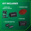Random Orbital Sanders | Metabo HPT SV1813DAQ4M 18V MultiVolt Lithium-Ion 5 in. Cordless Random Orbit Sander (Tool Only) image number 15