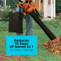 Handheld Blowers | Black & Decker BV3100 12 Amp Up to 210 MPH 3-in-1 Electric Corded Leaf Blower/Vacuum/Mulcher image number 11