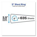July Member-Exclusive Offer Save 10% off on One Item | Avery 05600 3 Slant Rings 3 in. Capacity 11 in. x 8.5 in. Heavy-Duty Non Stick View Binder with DuraHinge - Black image number 3
