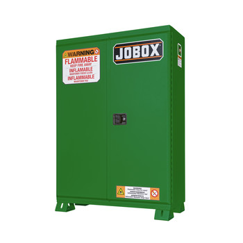 JOBOX 30 Gallon Heavy-Duty Self-Closing Safety Cabinet (Green) - 1-854670