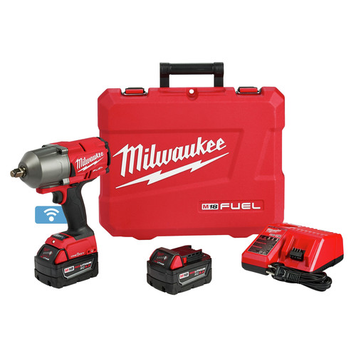 Impact Wrenches | Milwaukee 2863-22 M18 FUEL with ONEKEY High Torque Impact Wrench 1/2 in. Friction Ring Kit image number 0