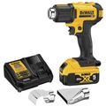 Heat Guns | Dewalt DCE530P1 20V MAX Brushed Lithium-Ion Cordless Heat Gun Kit (5 Ah) image number 0