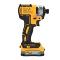 Combo Kits | Factory Reconditioned Dewalt DCK274E2R 20V MAX Brushless Lithium-Ion 1/2 in. Cordless Hammer Drill Driver and 1/4 in. Impact Driver Combo Kit with 2 Batteries (1.7 Ah) image number 9