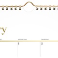  | AT-A-GLANCE 1606707 12-Month: Jan 2026 to Dec 2026 15 in. x 12 in. WorkStyle Monthly Wall Calendar - White/Gold Sheets image number 1