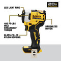 Dewalt DCF911B 20V MAX Brushless Lithium-Ion 1/2 in. Cordless Impact Wrench with Hog Ring Anvil (Tool Only) image number 3