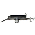 Utility Trailer | Detail K2 MMT5X7-DUG 5 ft. x 7 ft. Multi Purpose Utility Trailer Kits with Drive Up Gate (Black Powder-Coated) image number 0