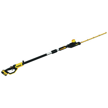 HEDGE TRIMMERS | Dewalt 20V MAX Lithium-Ion Cordless Pole Hedge Trimmer Kit (4 Ah) - DCPH820M1