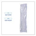  | Boardwalk BWKSOUPHWPSWH Heavyweight Polystyrene Soup Spoons - White (1000/Carton) image number 5
