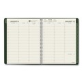  | AT-A-GLANCE 70950G60 12-Month: Jan 2026 to Dec 2026 11 in. x 8.25 in. Recycled Weekly Vertical-Column Format Appointment Book - Green Cover image number 2
