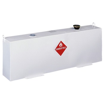 JOBOX 37 Gallon Vertical Steel Liquid Transfer Tank - White - 486000
