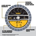 Clearance Center | Dewalt DW47637 16 in. XP7 Reinforced Concrete Segmented Diamond Blade image number 2