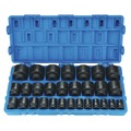 Automotive | Grey Pneumatic 8029 3/4 in. Dr 6 Pt SAE Master Impact Socket Set, 29 pc image number 0