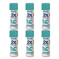 Paint | Rust-Oleum 331175 Painter's Touch 2X Ultra Cover Spray Paint, High Gloss St. Tropez, 12 oz Aerosol Can, 6/Carton image number 0