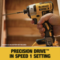 Dewalt DCF887P1 20V MAX XR Brushless Lithium-Ion 1/4 in. Cordless 3-Speed Impact Driver Kit (5 Ah) image number 4