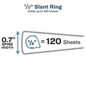 July Member-Exclusive Offer Save 10% off on One Item | Avery 05233 3 Slant Rings 0.5 in. Capacity 11 in. x 8.5 in. Heavy-Duty Non Stick View Binder with DuraHinge - Black image number 1