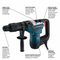 Rotary Hammers | Bosch RH540M 12 Amp 1-9/16 in. SDS-Max Corded Combination Hammer image number 8