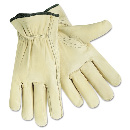 Work Gloves | MCR Safety 3211XL Top Grain Cowhide Leather Drivers Gloves - X-Large/Beige (1-Pair) image number 0