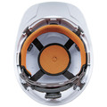 New Year New Savings! Save $25 off $150 | Klein Tools 60107RL Non-Vented Cap Style Hard Hat with Rechargeable Headlamp - White image number 4