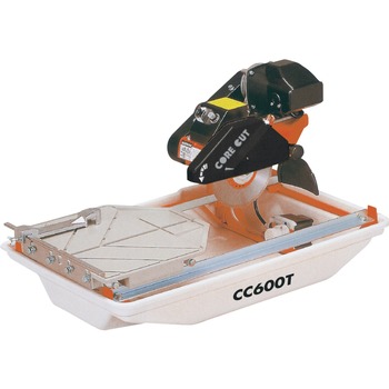 PRODUCTS | Diamond CC600T 3/4 HP 6000 RPM 17 in. Rip Cut 2-1/4 in. Cutting Depth 7 in. Capacity Electric Small Tile Saw - 65019