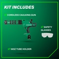 Caulk and Adhesive Guns | Metabo HPT AC18DAQ4M 18V MultiVolt Lithium-Ion Cordless Caulking Gun (Tool Only) image number 2