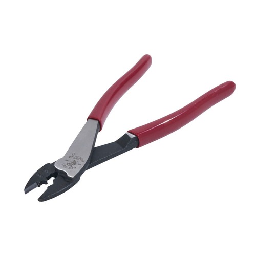 Crimpers | Klein Tools 1005 Crimping and Cutting Tool for Connectors - Red image number 0