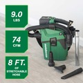 Vacuums | Metabo HPT RP18DAQ4M 18V MultiVolt 1.6 Gallon Wet/Dry HEPA Cordless Vacuum (Tool Only) image number 2