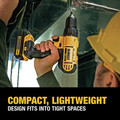 Dewalt DCD771C2 20V MAX Brushed Lithium-Ion 1/2 in. Cordless Compact Drill Driver Kit with 2 Batteries (1.3 Ah) image number 5