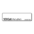 July Member-Exclusive Offer Save 10% off on One Item | Avery 05027 0.94 in. x 3.44 in. Extra-Large TrueBlock File Folder Labels with Sure Feed Technology - White (18/Sheet, 25 Sheets/Pack) image number 1