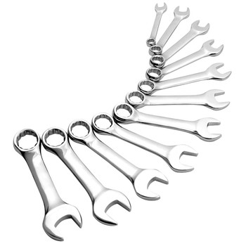 COMBINATION WRENCHES | Sunex 11-Piece SAE Stubby Combination Wrench Set - 9930