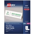 July Member-Exclusive Offer Save 10% off on One Item | Avery 05309 11 in. x 3.5 in. Large Embossed Tent Card - White (1 Card/Sheet, 50 Sheets/Box) image number 0