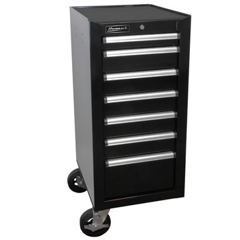 TOOL STORAGE ACCESSORIES | Homak 18 in. H2Pro Series 7-Drawer Side Cabinet - Black - BK08018070