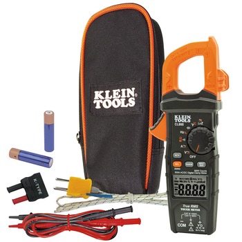 Klein Tools Low Impedance AC TRMS Cordless Auto-Range Digital Clamp Meter Kit - CL800