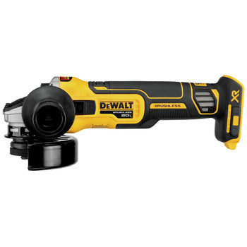 DEAL ZONE | Dewalt 20V MAX XR Brushless Lithium-Ion 4.5 in. Cordless Slide Switch Small Angle Grinder with Kickback Brake (Tool Only) - DCG405B