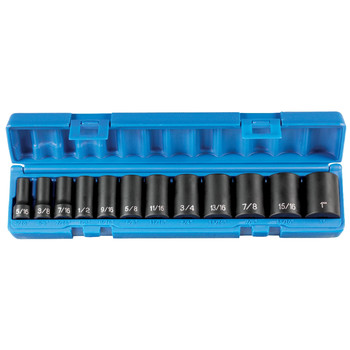 PRODUCTS | Grey Pneumatic 12-Piece 3/8 in. Drive 12 Point Semi-Deep Length Impact Set - 1202SD