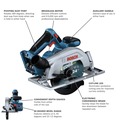 Clearance Center | Bosch GKS18V-22N 18V Brushless Lithium-Ion 6-1/2 in. Cordless Circular Saw (Tool Only) image number 4