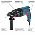 Clearance Center | Factory Reconditioned Bosch GBH2-26-RT 8 Amp 1 in. Corded SDS-Plus Bulldog Xtreme Rotary Hammer image number 3