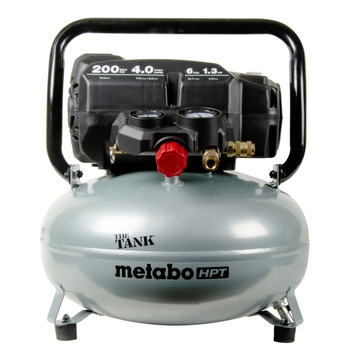 AIR COMPRESSORS | Metabo HPT 1.3 HP  6 gal. The Tank Portable Pancake Air Compressor - EC914SM