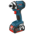 Holideals Day 8! Unwrap Savings on Automotive Tools! | Factory Reconditioned Bosch IDS181-01-RT 18V Compact Tough Lithium-Ion 1/4 in. Cordless Hex Impact Driver Kit with 2 Batteries (4 Ah) image number 0