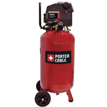 AIR TOOLS AND EQUIPMENT | Porter-Cable 1.5 HP 20 Gallon Oil-Free Vertical Dolly Air Compressor - PXCMF220VW