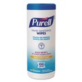  | PURELL 9111-12 5.78 in. x 7 in. Premoistened Hand Sanitizing Wipes - Fresh Citrus, White image number 0