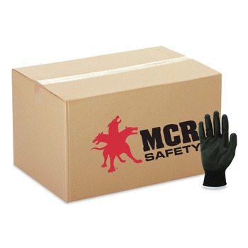 MCR Safety Work Gloves Black Medium Dozen - B96699M