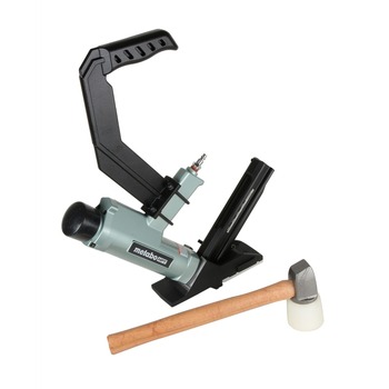 PNEUMATIC FLOORING STAPLERS | Metabo HPT 2 in. 15.5-Gauge 1/2 in. Crown Flooring Stapler - N5010ABM